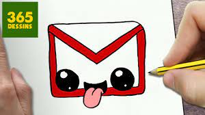 Dans cette page, nous avons également une variété d'images disponibles. Comment Dessiner Logo Gmail Kawaii Etape Par Etape Dessins Kawaii Facile Youtube