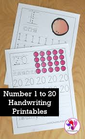 Free printable number tracing worksheets. Free Number 1 To 20 Tracing Worksheets 3 Dinosaurs