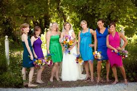 Dc Wedding Blog Shares Examples Of Nonmatching Bridesmaids Capitol Romance Bridesmaid Dresses Bridesmaid Blue Bridesmaid Dress Summer