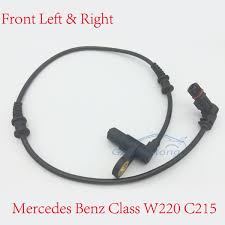 1 Pcs Front Left And Right Abs Wheel Speed Sensor For Mercedes Benz Class W220 C215 Oem 220 540 01 17 220 540 02 1 Mercedes Benz Classes Ab Wheel Mercedes Benz