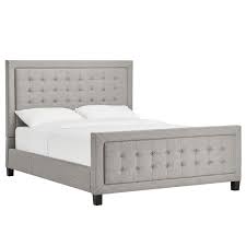 Best reviews guide analyzes and compares all upholstered beds of 2021. Bellevista Square Button Tufted Upholstered Bed With Footboard By Inspire Q Bold On Sale Overstock 9391735
