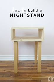 How To Build A Nightstand For Under 40 Diy Nightstand Nightstand Bedside Table Diy