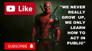 I was aiming for your crotch.. Deadpool Quotes Motivational Quotes Life Lessons Youtube