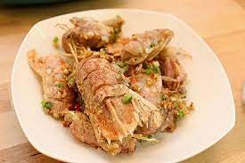 小con私房菜 椒鹽瀨尿蝦 附食譜 cooking food pork