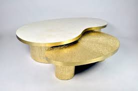 ginger brown mensa table organic coffee table bean table futurist table mid century modern table basse table basse salon table basse contemporaine