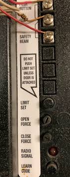 overhead garage door opener will not
