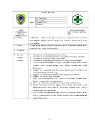 1 audit klinis sop no. 7 4 1 Sop Audit Klinis