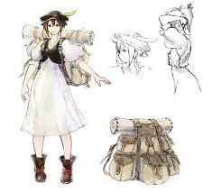Tressa Colzione Concept Artwork From Octopath Traveler Art Artwork Gaming Videogames Octopath Traveler Concept Art Characters Character Design Inspiration