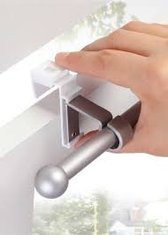 Teleskopstange Zum Einhangen Mit Kugel Silber 1 Laufig Stange Kugel Fenster Rollos Innen