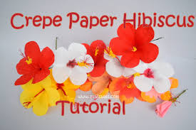*this is an instant download digital files of my paper flowers templates collection *this is not a fully assembled flowers *there is no physical paper flower templates or. How To Make Hibiscus Flower From Crepe Paper Tutorial Flores Hawaianas Manualidades Como Hacer Flores