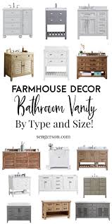 Welcome farmhouse style into your bathroom with this 36 w single bathroom vanity. Best Sources For Modern Farmhouse Bathroom Vanities