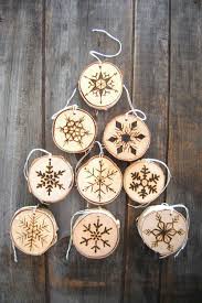 Wood Burned Christmas Tree Ornaments Snowflakes Holiday Christmas Ornament Snowflake Rustic Ve Wood Burning Crafts Christmas Tree Ornaments Christmas Ornaments