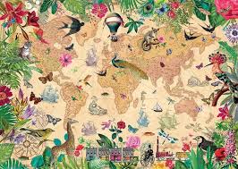 The world's largest puzzle 51,300 pieces 27 wonders from around the world 28.5 foot x 6.25 foot jigsaw puzzle. Gibsons A World Of Life 1000 Piece Jigsaw Puzzle G7202 Gibsons Jigsaws Hixxysoft