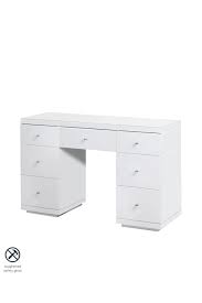 4.5 out of 5 stars. Pimlico White Glass Dressing Table With 7 Drawers My Furniture
