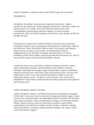 Sistem pendidikan malaysia pendidikan di malaysia merupakan tanggung jawab pemerintah federal. Ciri Ciri Sistem Pendidikan Di Negara Kita Selepas Merdeka Sakk Opk
