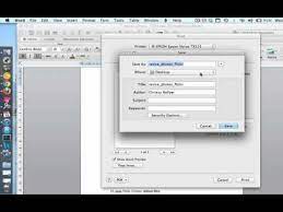 Maybe you would like to learn more about one of these? Convert Word Doc To Pdf Mac Youtube