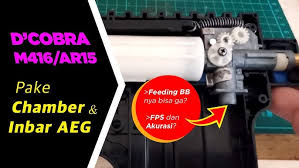 DCobra M416/AR15 pake Chamber dan Inbar AEG