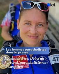 ParachutismeauFéminin 🪂 |Déborah Ferrand Déborah Ferrand, licenciée à  Tarbes, devient une figure dominante du parachutisme de précision, cumulant  12 titres de championne du monde et 115 médailles. Après plus de 10 000