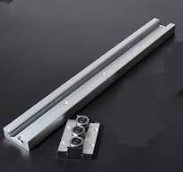SGR20 4' feet Compact Linear Motion Guide Rail 4 Feet Long + SGB20UU-3