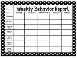 Polka Dot Behavior Chart Record