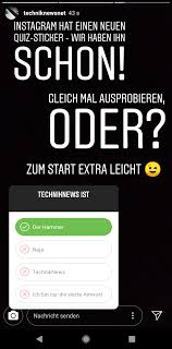 Meet the latest interactive sticker to boost engagement on your account; Neue Instagram Funktion Quiz Sticker Fur Stories Kommen
