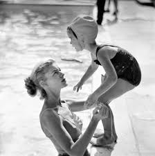* 1949 is the birth year # 545. Lauren Bacall And Daughter By Phil Stern Lauren Bacall Leslie Bogart Old Hollywood