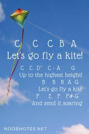 chorus 3 let it go, let it go and. Let S Go Fly A Kite Mary Poppins Disney Letter Notes For Beginners Music Notes For Newbies