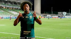 O time vai estrear ao novo conjunto no jogo de domingo, contra o corinthians, pela segunda rodada do brasileirão. America Fc On Twitter Claro Que No Ribaday O Atacante Ribamar Tinha Que Marcar Um Gol O Primeiro Com A Camisa Do Coelhao Teve Ate Comemoracao Com O Chapeu Do