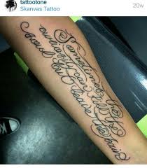 Forearm tattoos are loved and practiced by both men and women. Script Tattoo Inner Forearm Novocom Top