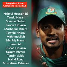 🚨 New Zealand and Bangladesh have announced their squads for the Champions  Trophy #CT2025