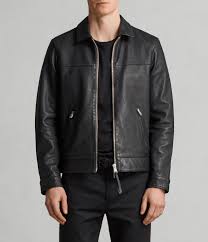 Hayne Leather Jacket By Allsaints Thread