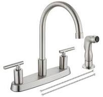 Cinwiny Kitchen Faucets, High Arc 360°Rotating Spout Kitchen ...