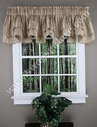 Curtain rods and curtains not included with these no hardware curtain rod brackets. Layered Curtain Valance 56 W X 17 L Windsor Window Treatments Hardware Garden Curtains