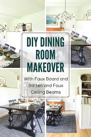 Check out their amazing transformations, steal their simple tricks, and get. Diy Dining Room Makeover Bright Green Door