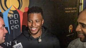 New York Giants RB Saquon Barkley looks up to David Tyree (Video)