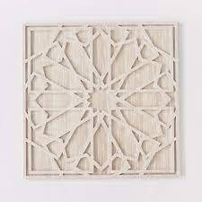 Graphic Wood Wall Art Whitewashed Square Wood Wall Art Tapestry Wall Art Medallion Wall Art