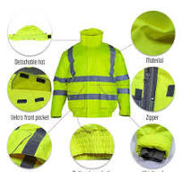 Waterproof Work Jacket With Heating SRsafety Heated Jacket CLASS 3 -  Waterproof High Visibility Safety Jacket With 5 Heating Zones Heated Winter  ...