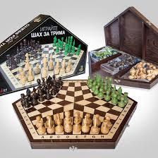 Threechess Chess Game For 3 Players Getdigital Game of thrones collector's chess set.