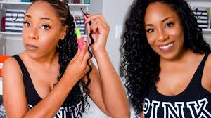 Use a conditioning spray for human hair or you can make your own conditioning spray with different oils and water to keep your hair moisturized. Human Hair Crochet Hair Install Can You Successfully Install Human Hair Crochet Lia Lavon Youtube