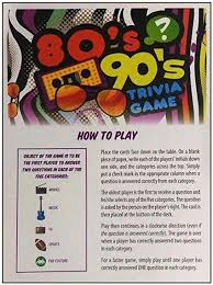 You can use these as ice breaker questions for a get together, or in any number of dinner party games. Amazon Com 80 S 90 S Trivia Game Fun Questions Game Featuring 1980 S And 1990 S Trivia Questions Ages 12 Toys Games