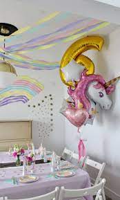 We have numerous 6 yr old birthday party ideas for anyone to optfor. Streamer Decorations For 6 Year Old Unicorn Party Unicorn Themed Birthday Party Girls Birthday Party Themes Girl Birthday Decorations
