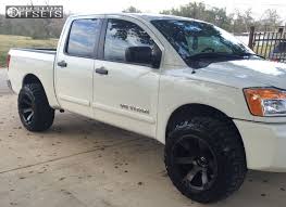 Wheel Offset 2012 Nissan Titan Super Aggressive 3 5 Leveling Kit Custom Rims Nissan Titan Nissan Nissan Titan Truck