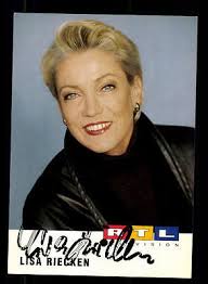 Lisa Riecken RTL Autogrammkarte Original Signiert # BC 80418