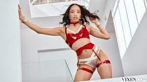 Alexis Tae hot skinny porn star in sexy red lingerie erotic brunette beauty  hd wallpaper 1280x720 nude models and pornstars wallpapers