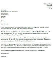 You Can Use This Simple Retirement Resignation Letter Example For Free After Ame Resignation Letter Sample How To Write A Resignation Letter Resignation Letter