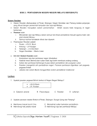 Tanah adat melayu dan islam di melaka berakhir pada tahun 1861 apabila pentadbir inggeris. Http Stmichaelipoh Edu My Wp Content Uploads 2020 03 T3 Bab 3 3 3 3 4 Pdf