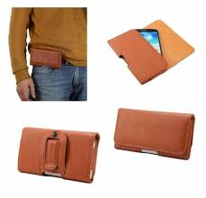for Qmobile Noir A15 3d Case Brown Belt ...