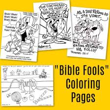 April fools day is the day that anything can happen. April Fools Day Coloring Pages With Bible Wisdom Ministry To Children