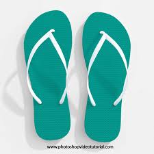 Flip Flop Slipper Psd Mockup For Designing Casual Footwear Easily Mockup Free Download Mockup Free Psd Mockup Psd
