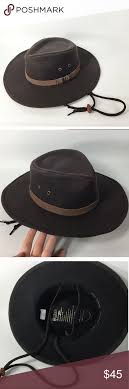 Outback Oilskin Hat 1480 Kodiak Quick Dry Brown Hats Oilskin Kodiak